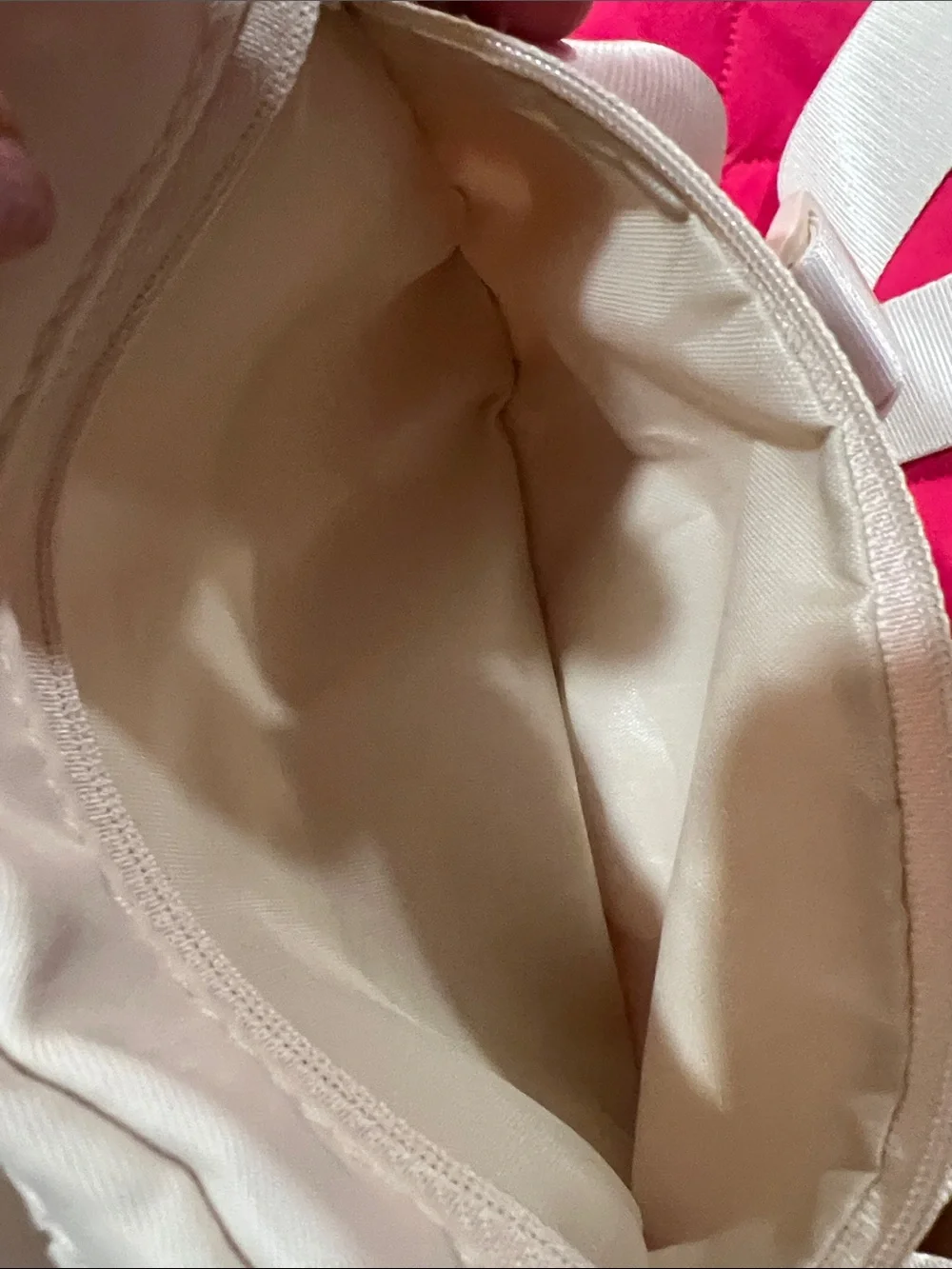 Source Unknown Cream Waist Belt Bag